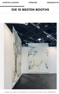 le vite booth at parnass art magazine